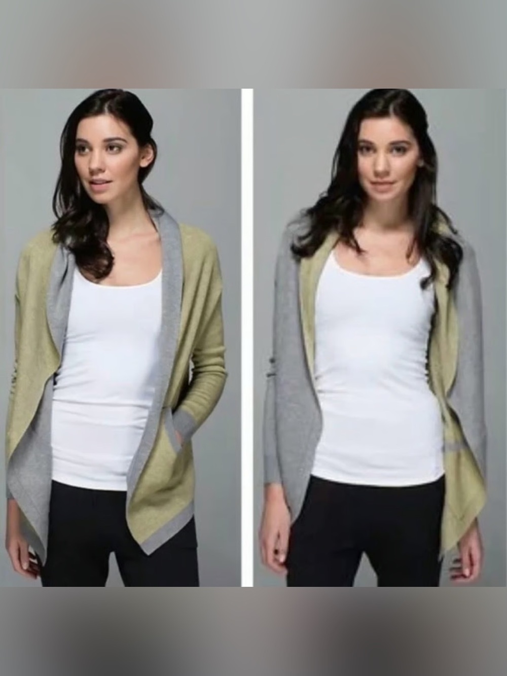 EUC Lululemon athletica Reversible Cabin Yogi Wrap Size 6